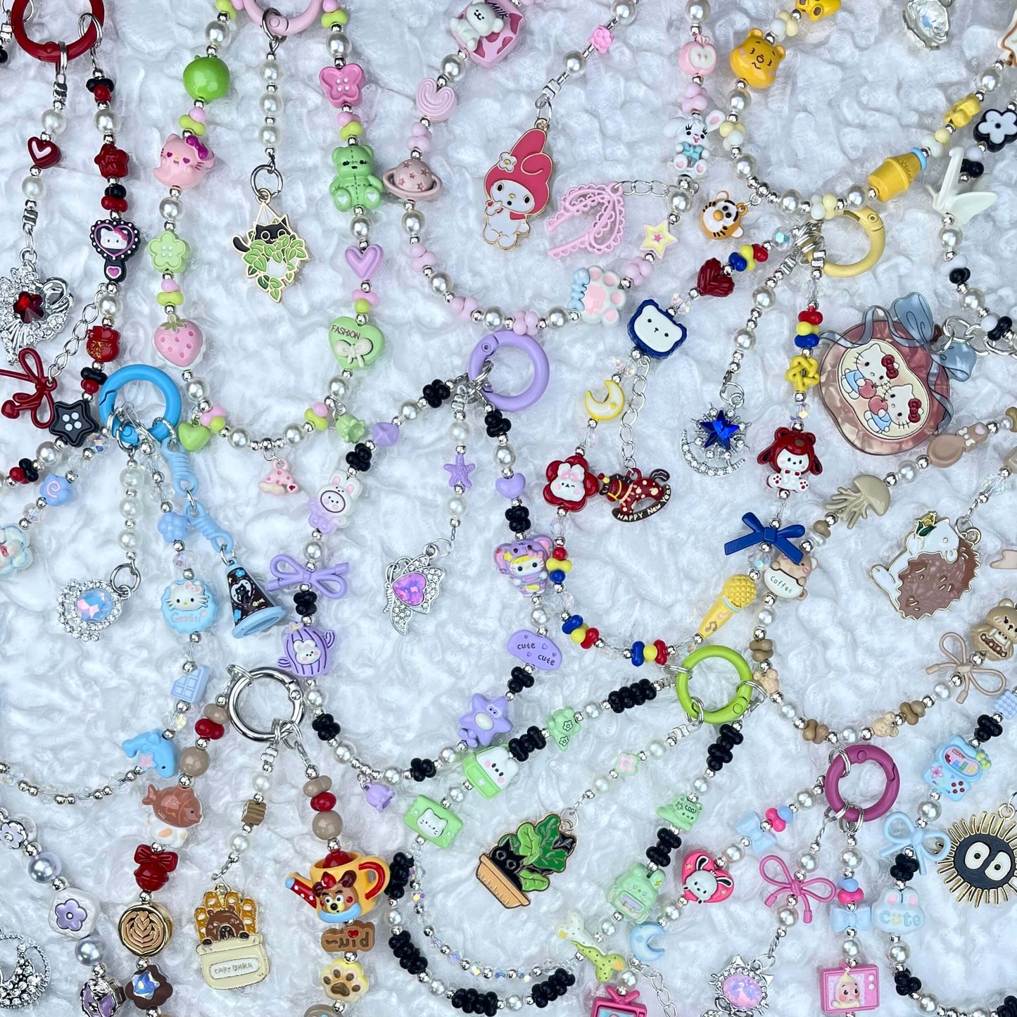 [Anniversary Celebration] Handmade Metal Alloy Decor and Glow In The Dark Decor Kawaii Phone Chains-Celebration Special Price!