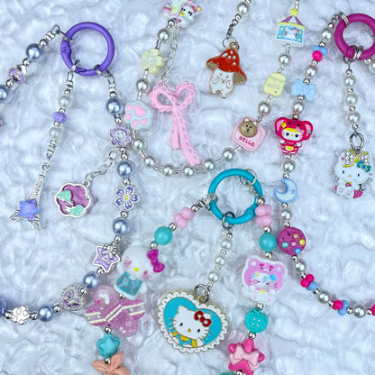 [Anniversary Celebration] Handmade Metal Alloy Decor and Glow In The Dark Decor Kawaii Phone Chains-Celebration Special Price!