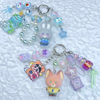 [New Batch] Handmade Multi Chain Kawaii Cutie/Pad Keychain Phone Decor Keychain-Special Launch Price!