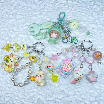 [New Batch] Handmade Multi Chain Kawaii Cutie/Pad Keychain Phone Decor Keychain-Special Launch Price!