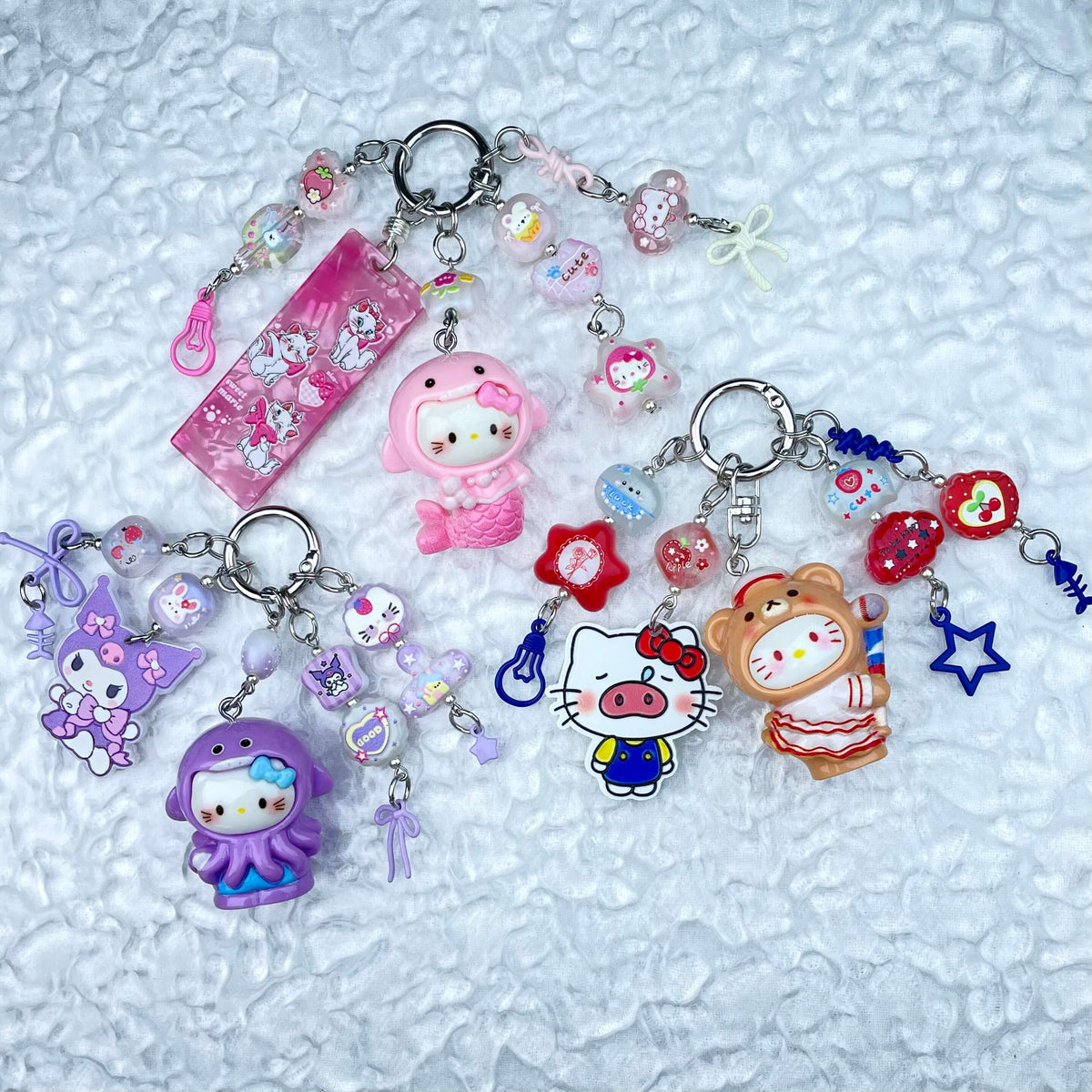 [New Batch] Handmade Multi Chain Kawaii Cutie/Pad Keychain Phone Decor Keychain-Special Launch Price!