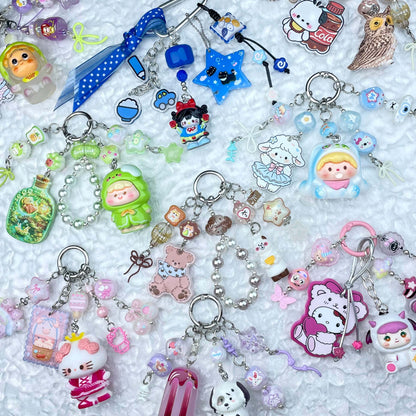 [New Batch] Handmade Multi Chain Kawaii Cutie/Pad Keychain Phone Decor Keychain-Special Launch Price!
