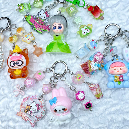 [New Batch] Handmade Multi Chain Kawaii Cutie/Pad Keychain Phone Decor Keychain-Special Launch Price!