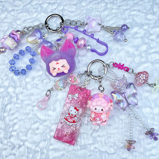 [New Batch] Handmade Multi Chain Kawaii Cutie/Pad Keychain Phone Decor Keychain-Special Launch Price!