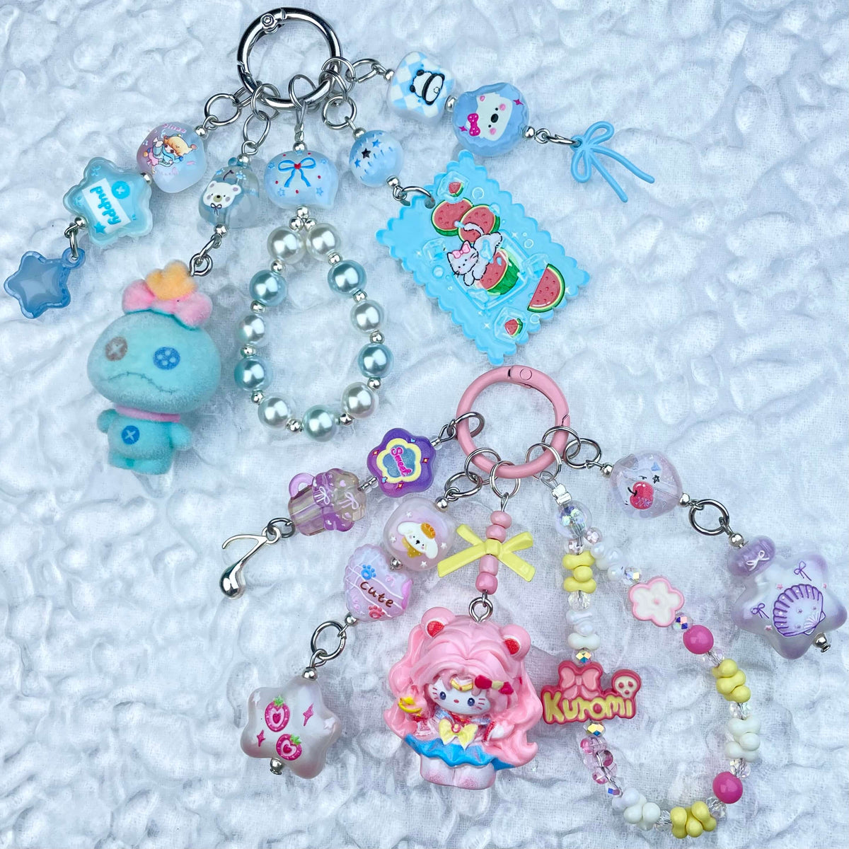 [New Batch] Handmade Multi Chain Kawaii Cutie/Pad Keychain Phone Decor Keychain-Special Launch Price!
