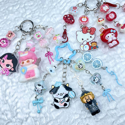 [New Batch] Handmade Multi Chain Kawaii Cutie/Pad Keychain Phone Decor Keychain-Special Launch Price!