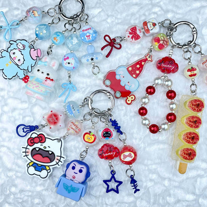 [New Batch] Handmade Multi Chain Kawaii Cutie/Pad Keychain Phone Decor Keychain-Special Launch Price!