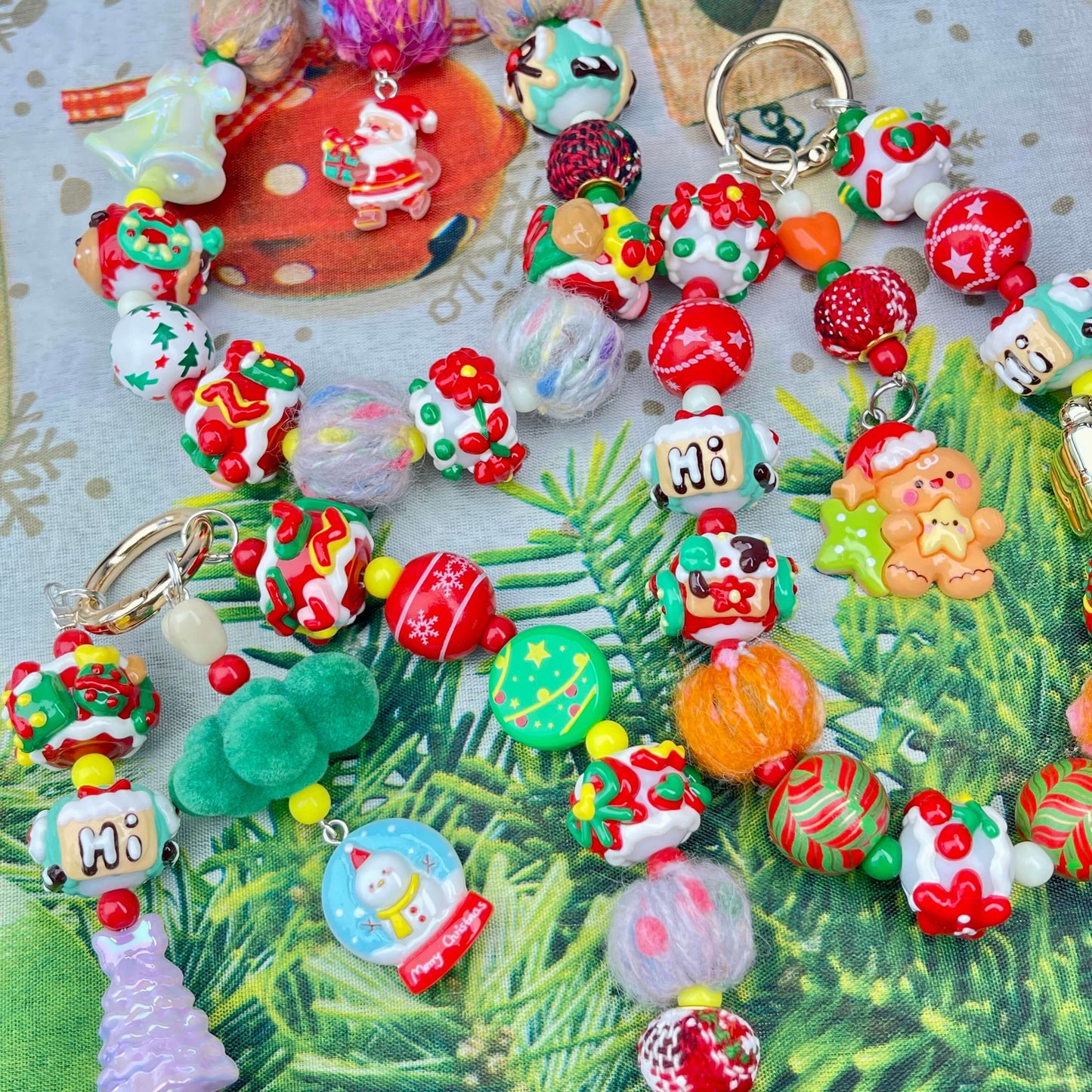 [Christmas 2025] Christmas Theme Styles Handmade Kawaii Phone Chains