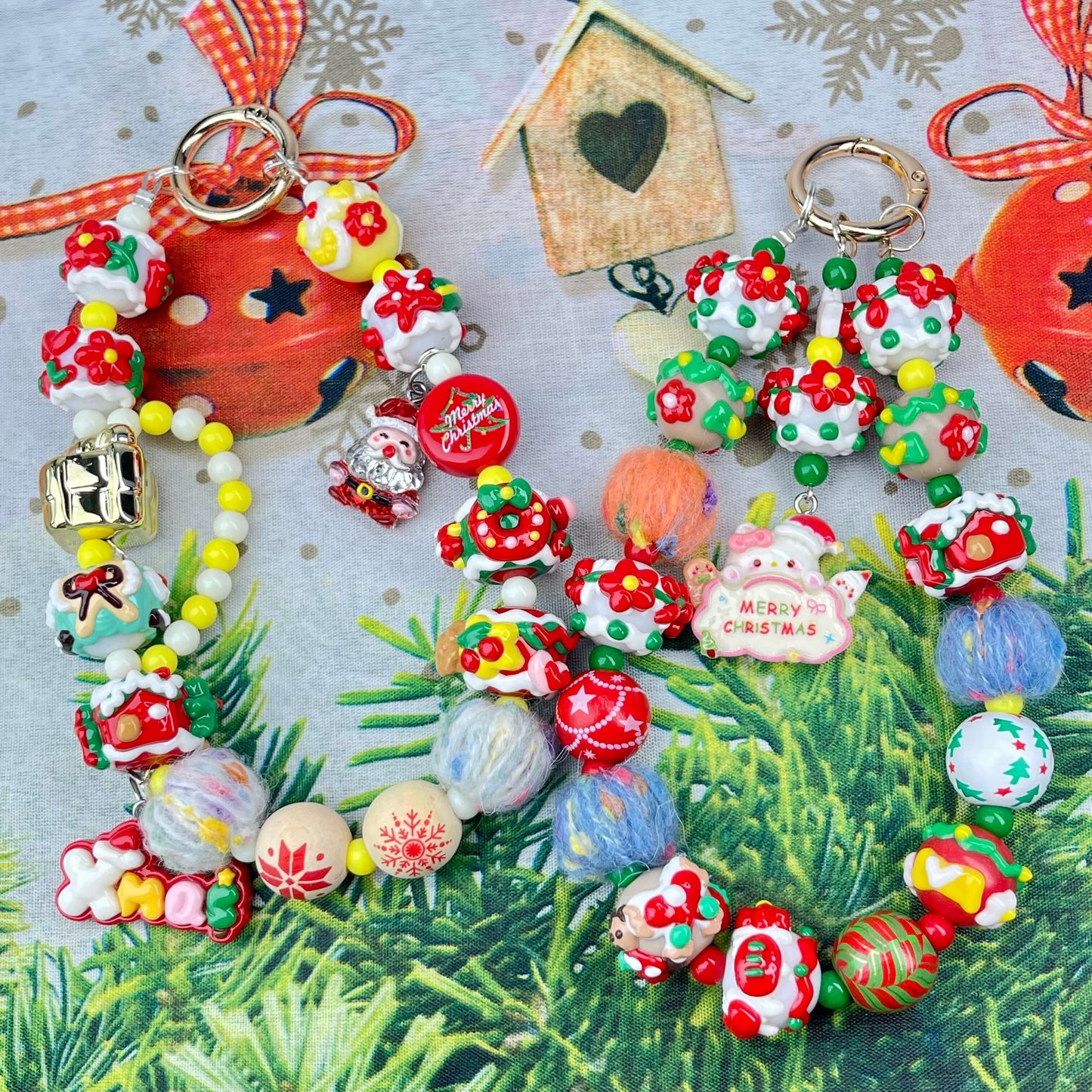 [Christmas 2025] Christmas Theme Styles Handmade Kawaii Phone Chains