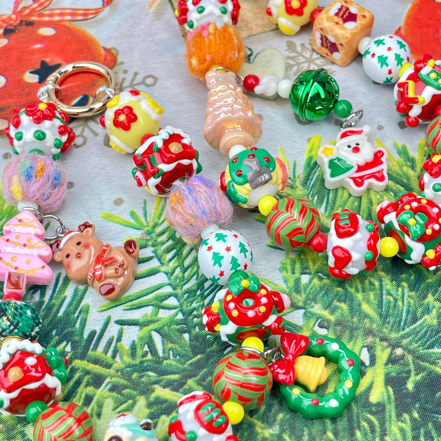 [Christmas 2025] Christmas Theme Styles Handmade Kawaii Phone Chains