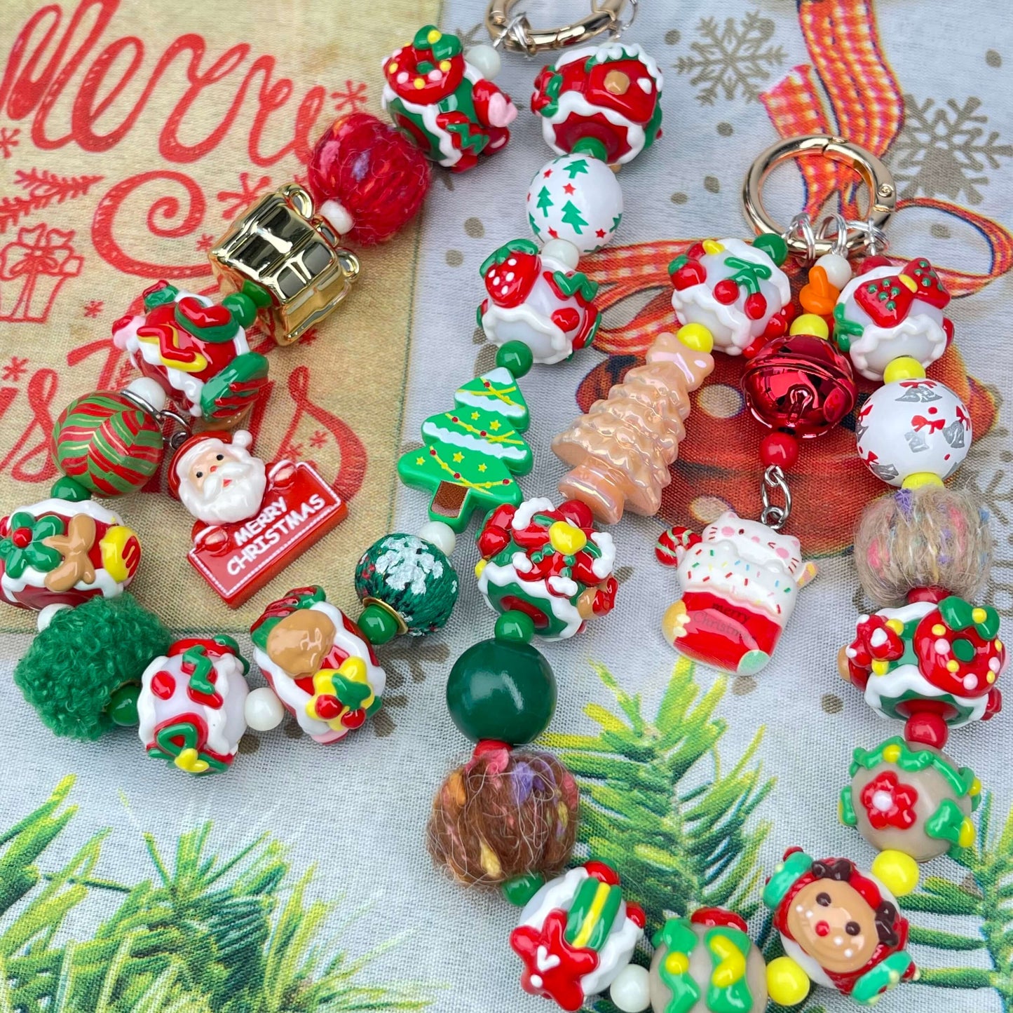 [Christmas 2025] Christmas Theme Styles Handmade Kawaii Phone Chains