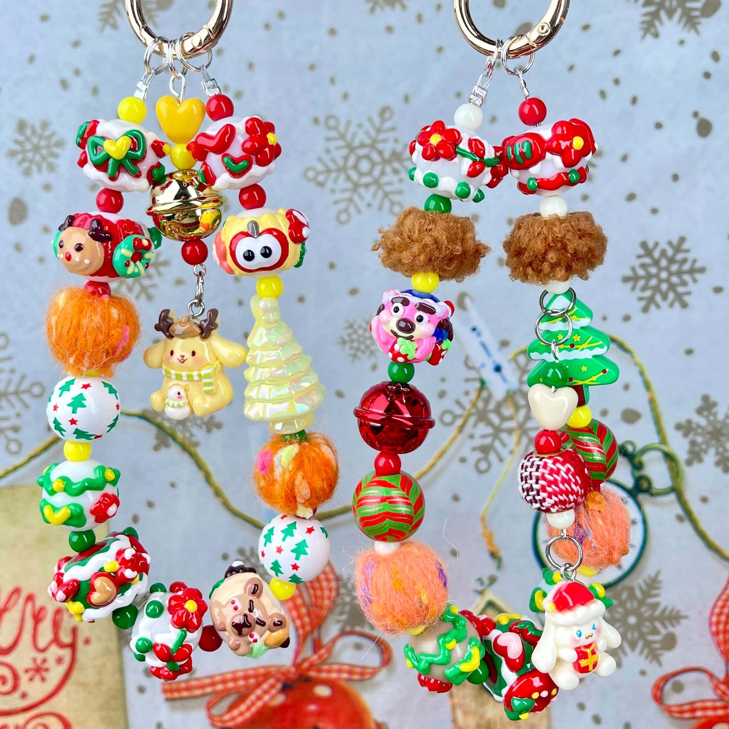 [Christmas 2025] Christmas Theme Styles Handmade Kawaii Phone Chains