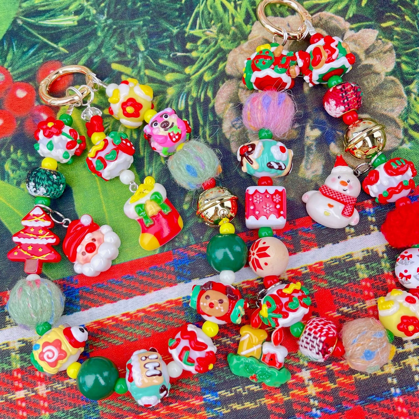 [Christmas 2025] Christmas Theme Styles Handmade Kawaii Phone Chains