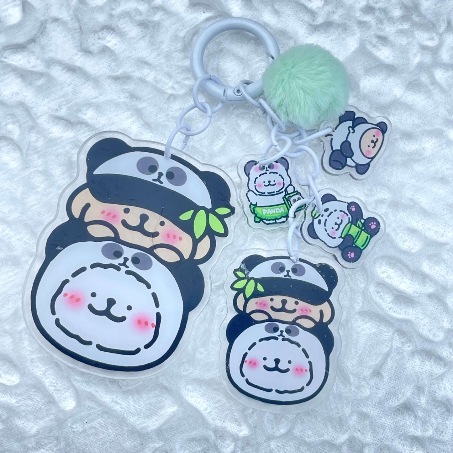 [Anniversary Celebration] Cute Acrylic Pads Grape Chain Various Style Keychains-Celebration Special Price!