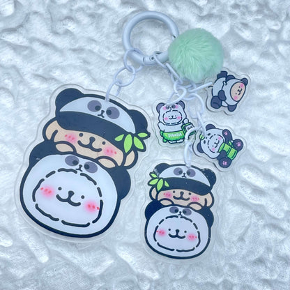[Anniversary Celebration] Cute Acrylic Pads Grape Chain Various Style Keychains-Celebration Special Price!