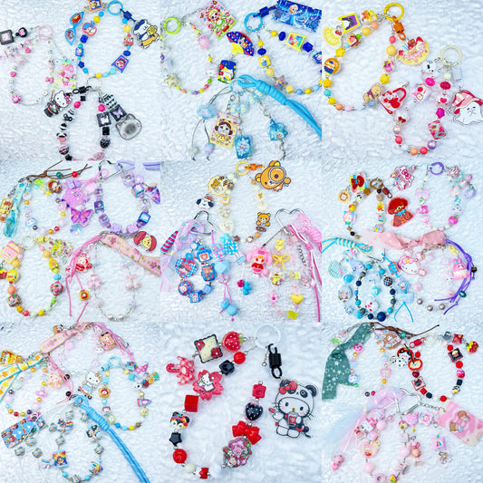 [New Arrival] Vibrant Colorful Kawaii Beads and Decor Phone Chains (Bag Decor Hidden Styles)-Special Launch Price!