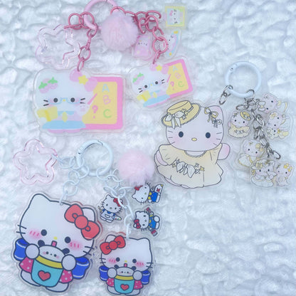 [Anniversary Celebration] Cute Acrylic Pads Grape Chain Various Style Keychains-Celebration Special Price!