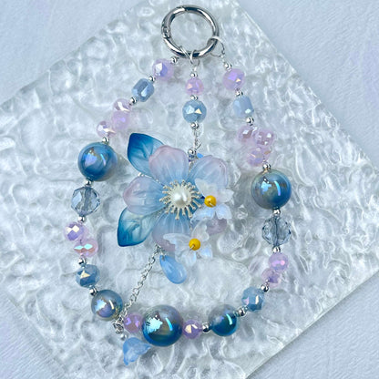 [Holiday Celebration] Premium Handmade Traditional Style Flower Glittering Phone Chain