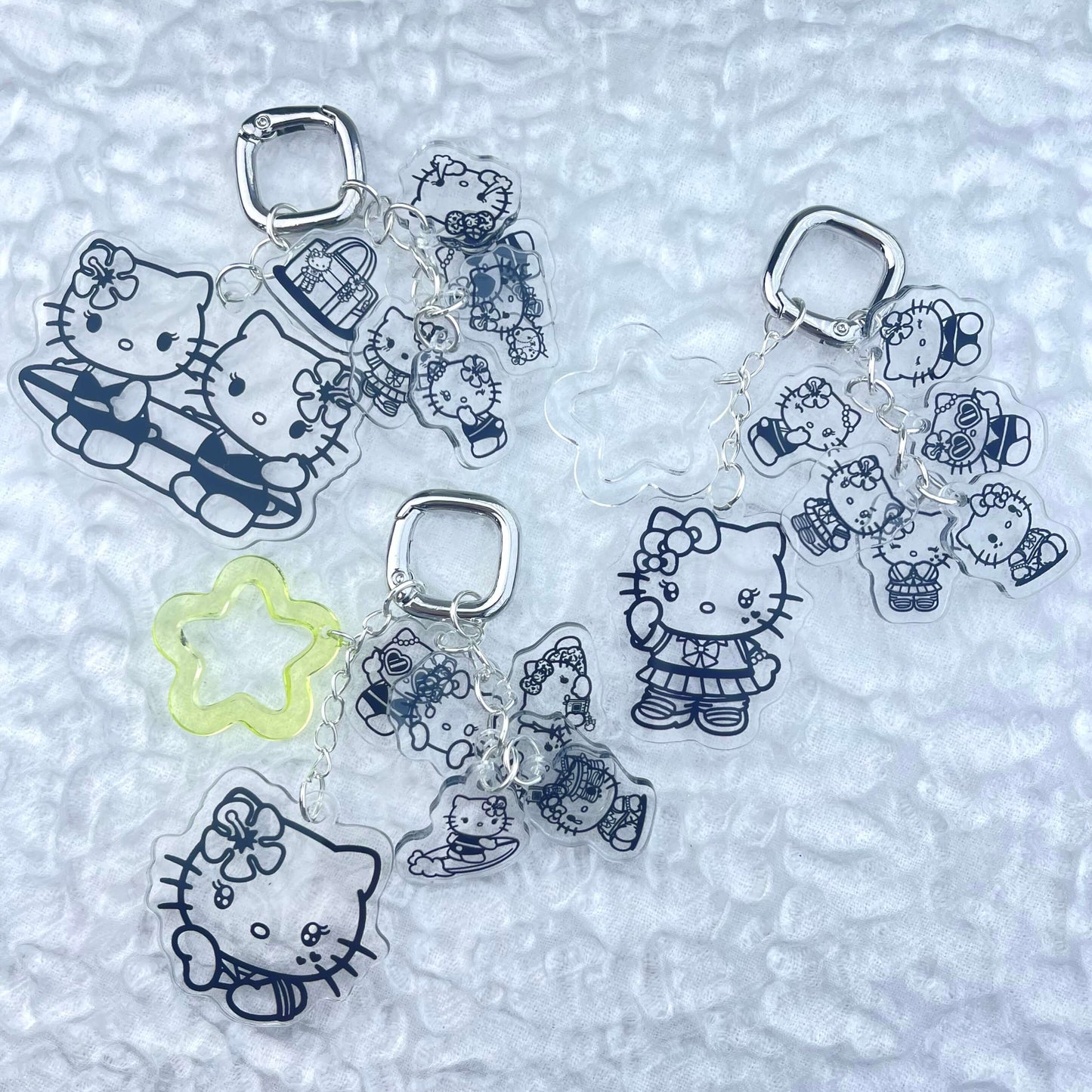 [Anniversary Celebration] Cute Acrylic Pads Grape Chain Various Style Keychains-Celebration Special Price!