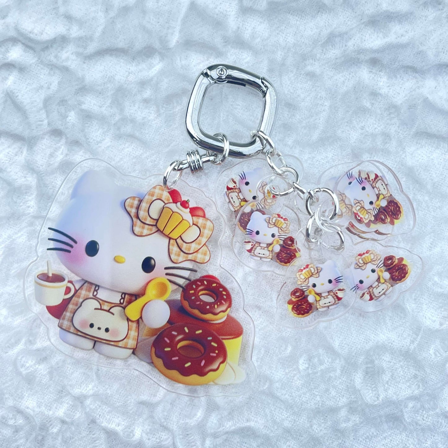 [Anniversary Celebration] Cute Acrylic Pads Grape Chain Various Style Keychains-Celebration Special Price!