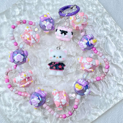 [Holiday Celebration] Premium Cuties Hand-Painted Beads Kawaii Phone Chains