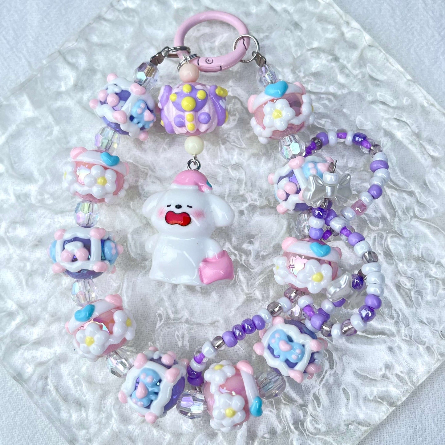 [Holiday Celebration] Premium Cuties Hand-Painted Beads Kawaii Phone Chains