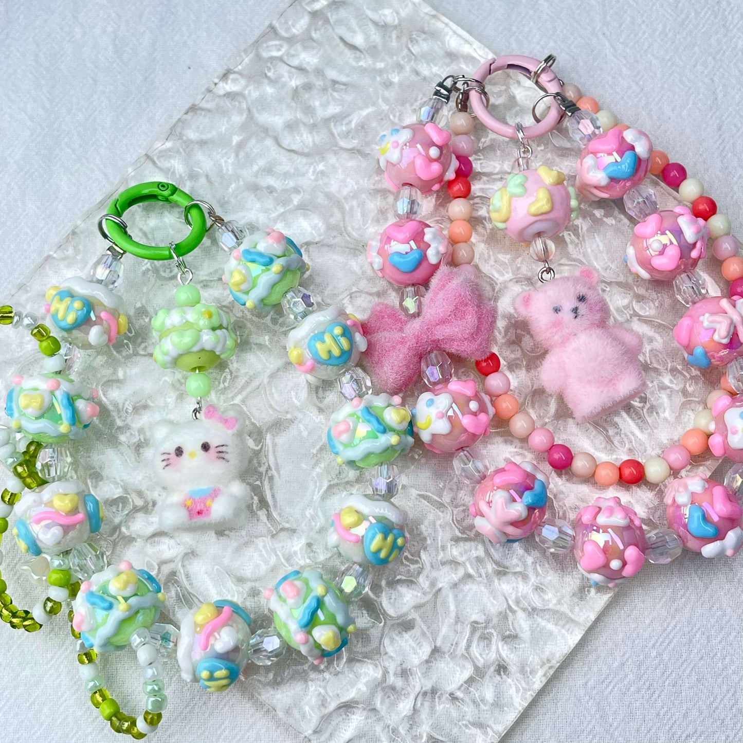 [Holiday Celebration] Premium Cuties Hand-Painted Beads Kawaii Phone Chains