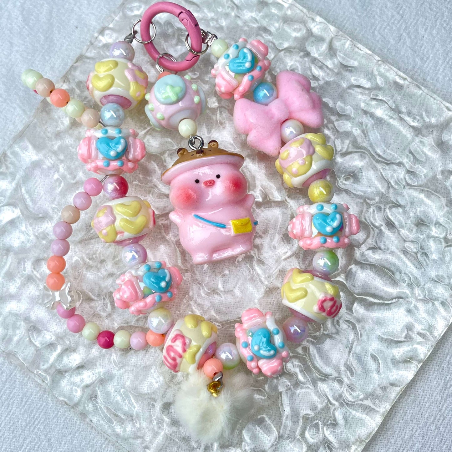 [Holiday Celebration] Premium Cuties Hand-Painted Beads Kawaii Phone Chains