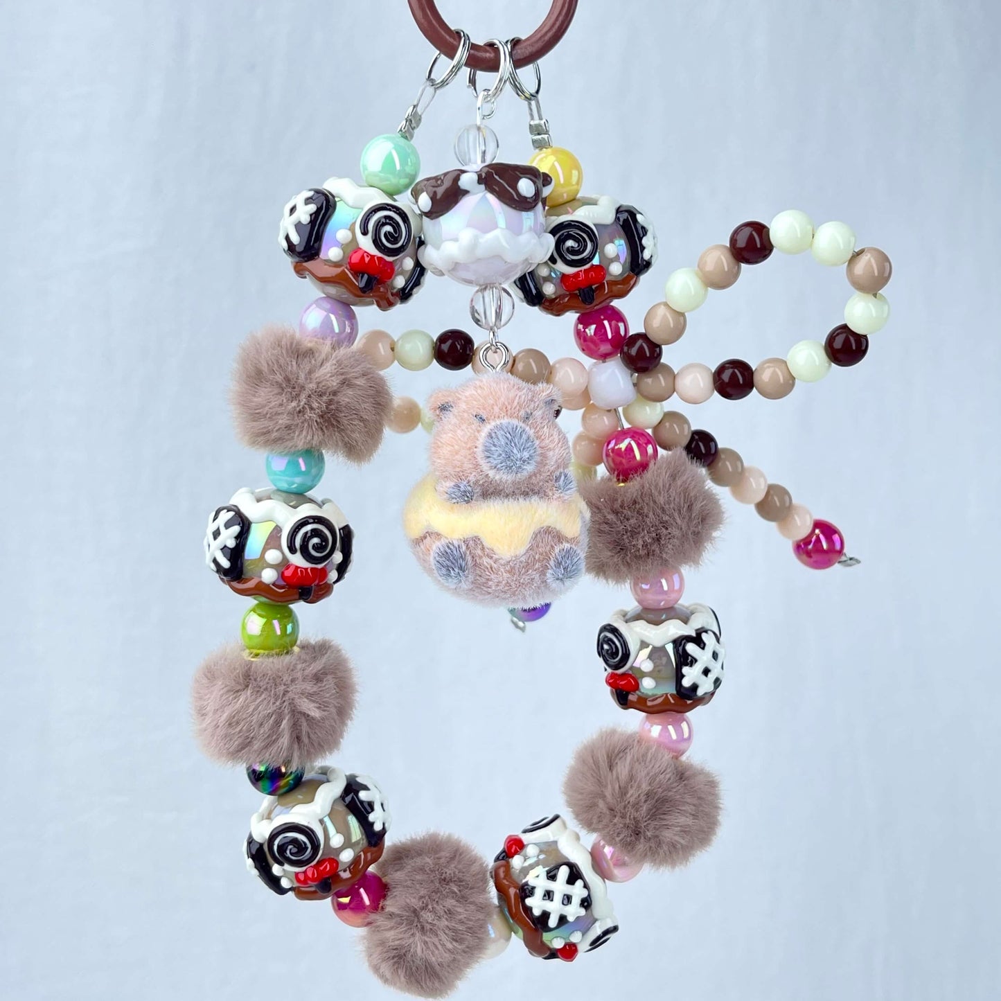 [Holiday Celebration] Premium Cuties Hand-Painted Beads Kawaii Phone Chains