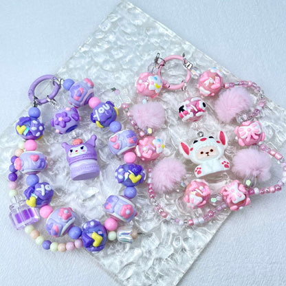 [Holiday Celebration] Premium Cuties Hand-Painted Beads Kawaii Phone Chains