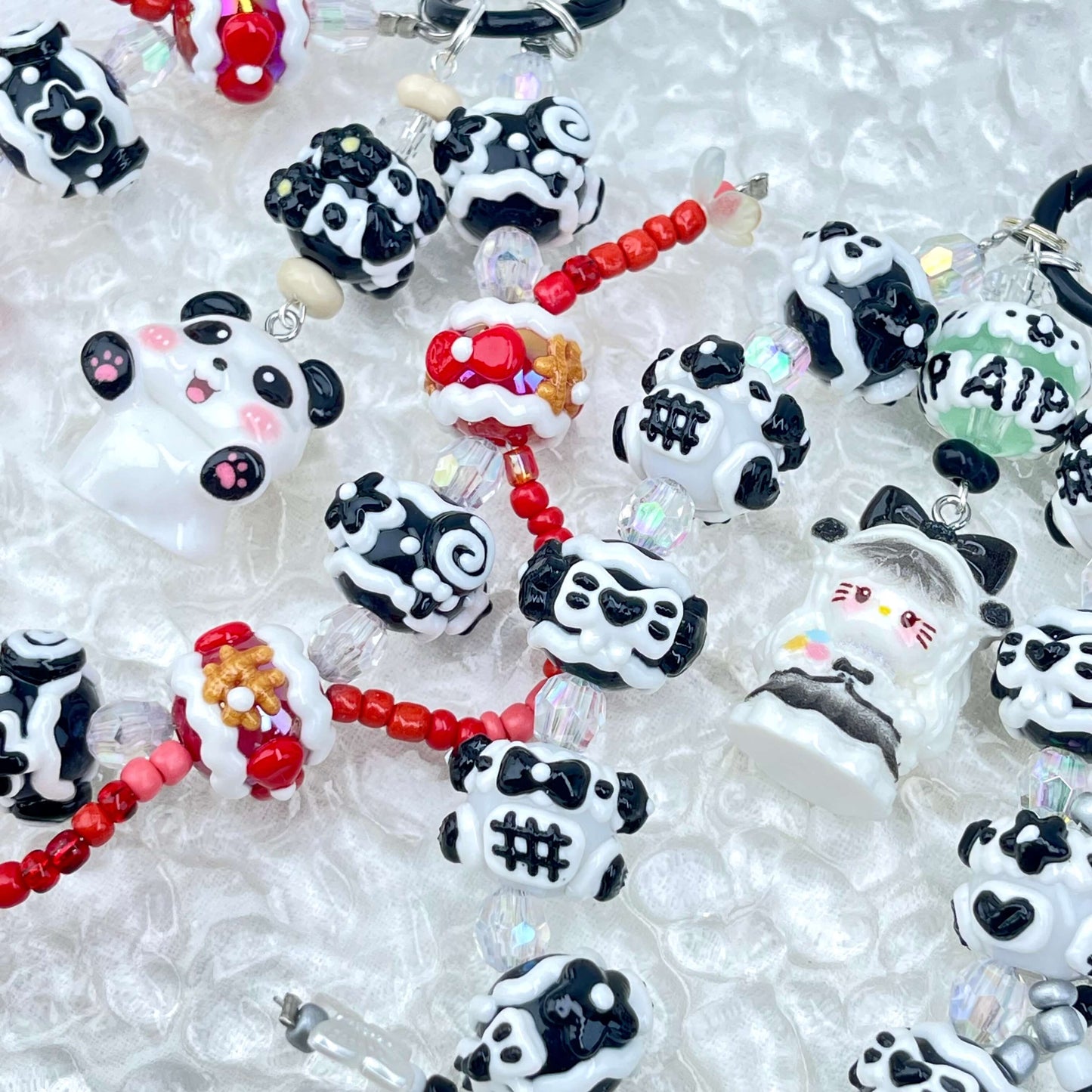 [Holiday Celebration] Premium Cuties Hand-Painted Beads Kawaii Phone Chains