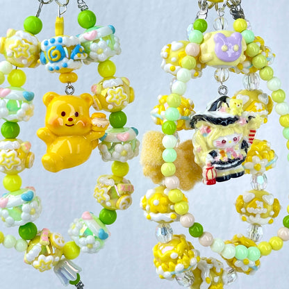 [Holiday Celebration] Premium Cuties Hand-Painted Beads Kawaii Phone Chains