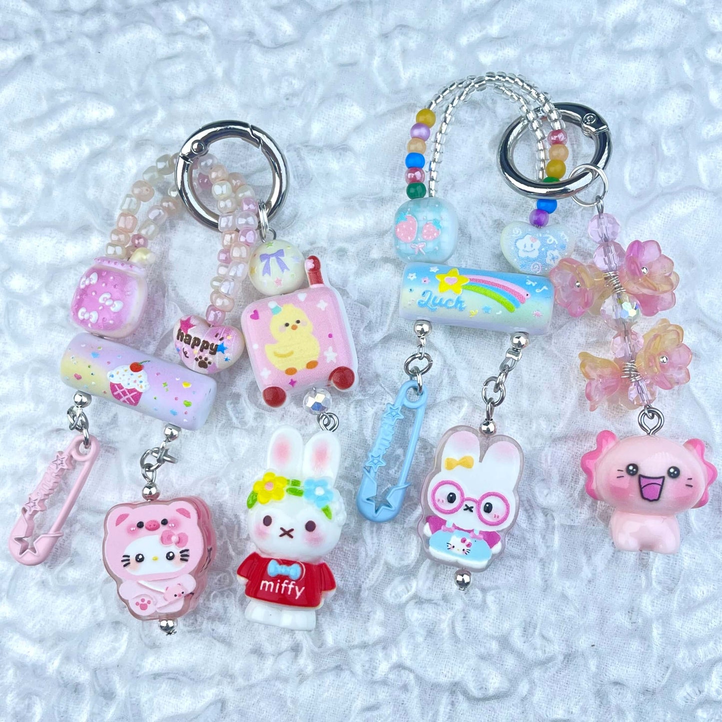 [Anniversary Celebration] New Style "2 Pies" Decor Multi Chain Keychain Phone Chain-Celebration Special Price!-THIS WEEKEND ONLY