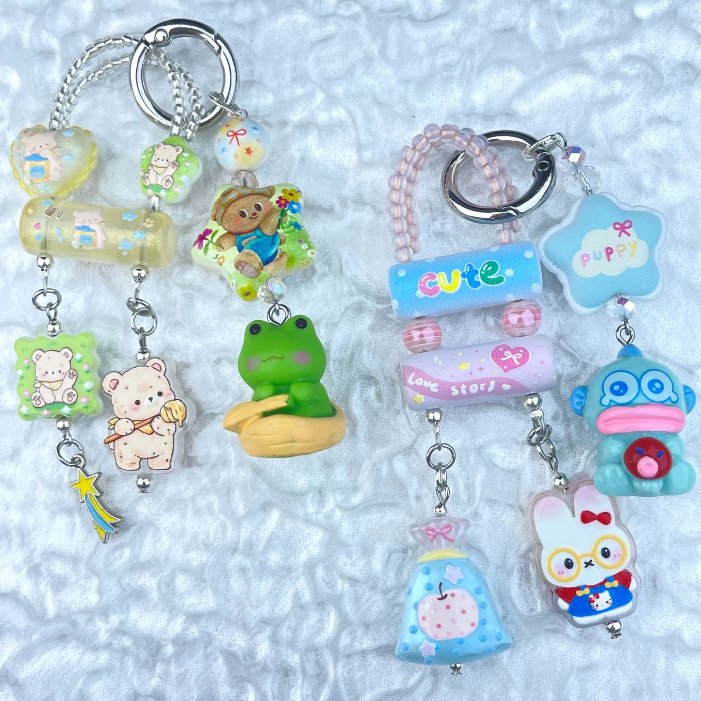 [Anniversary Celebration] New Style "2 Pies" Decor Multi Chain Keychain Phone Chain-Celebration Special Price!-THIS WEEKEND ONLY
