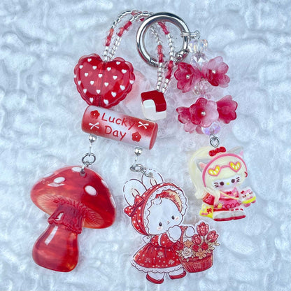 [Anniversary Celebration] New Style "2 Pies" Decor Multi Chain Keychain Phone Chain-Celebration Special Price!-THIS WEEKEND ONLY
