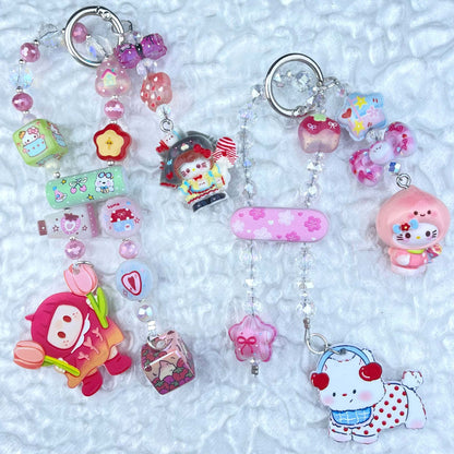 [Anniversary Celebration] New Style "2 Pies" Decor Multi Chain Keychain Phone Chain-Celebration Special Price!-THIS WEEKEND ONLY