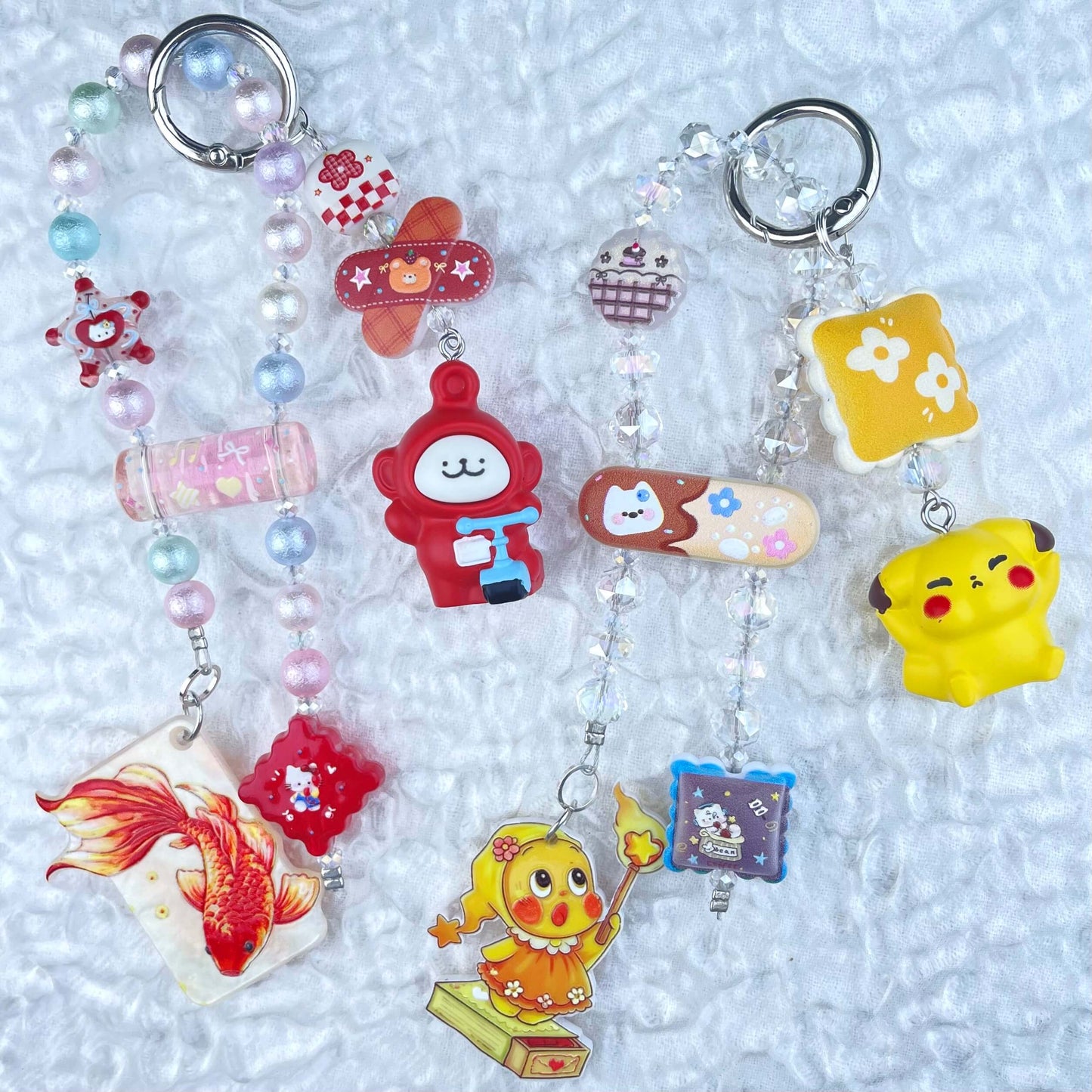 [Anniversary Celebration] New Style "2 Pies" Decor Multi Chain Keychain Phone Chain-Celebration Special Price!-THIS WEEKEND ONLY