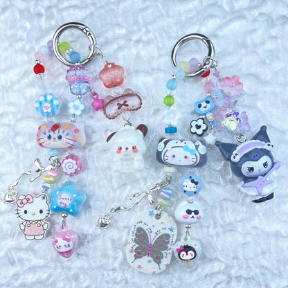 [Anniversary Celebration] New Style "2 Pies" Decor Multi Chain Keychain Phone Chain-Celebration Special Price!-THIS WEEKEND ONLY