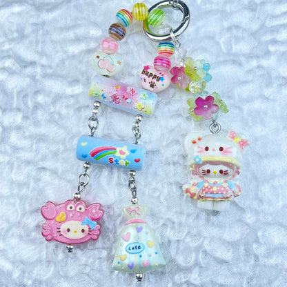 [Anniversary Celebration] New Style "2 Pies" Decor Multi Chain Keychain Phone Chain-Celebration Special Price!-THIS WEEKEND ONLY