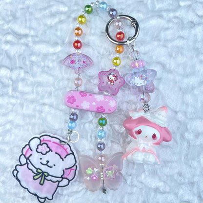 [Anniversary Celebration] New Style "2 Pies" Decor Multi Chain Keychain Phone Chain-Celebration Special Price!-THIS WEEKEND ONLY