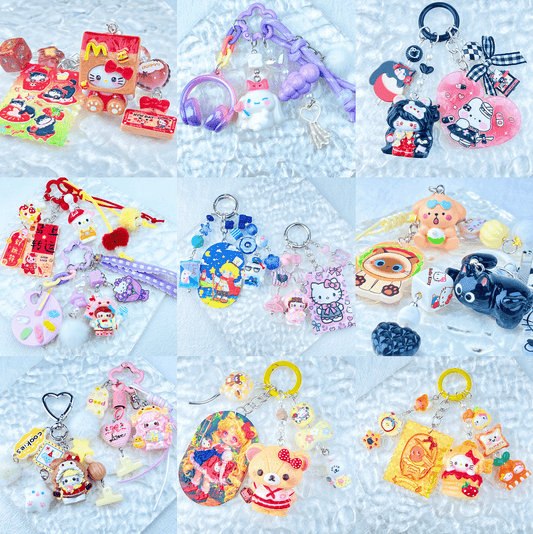 [New Arrival] Handmade Multi Chain Kawaii Cutie Keychain Phone Decor