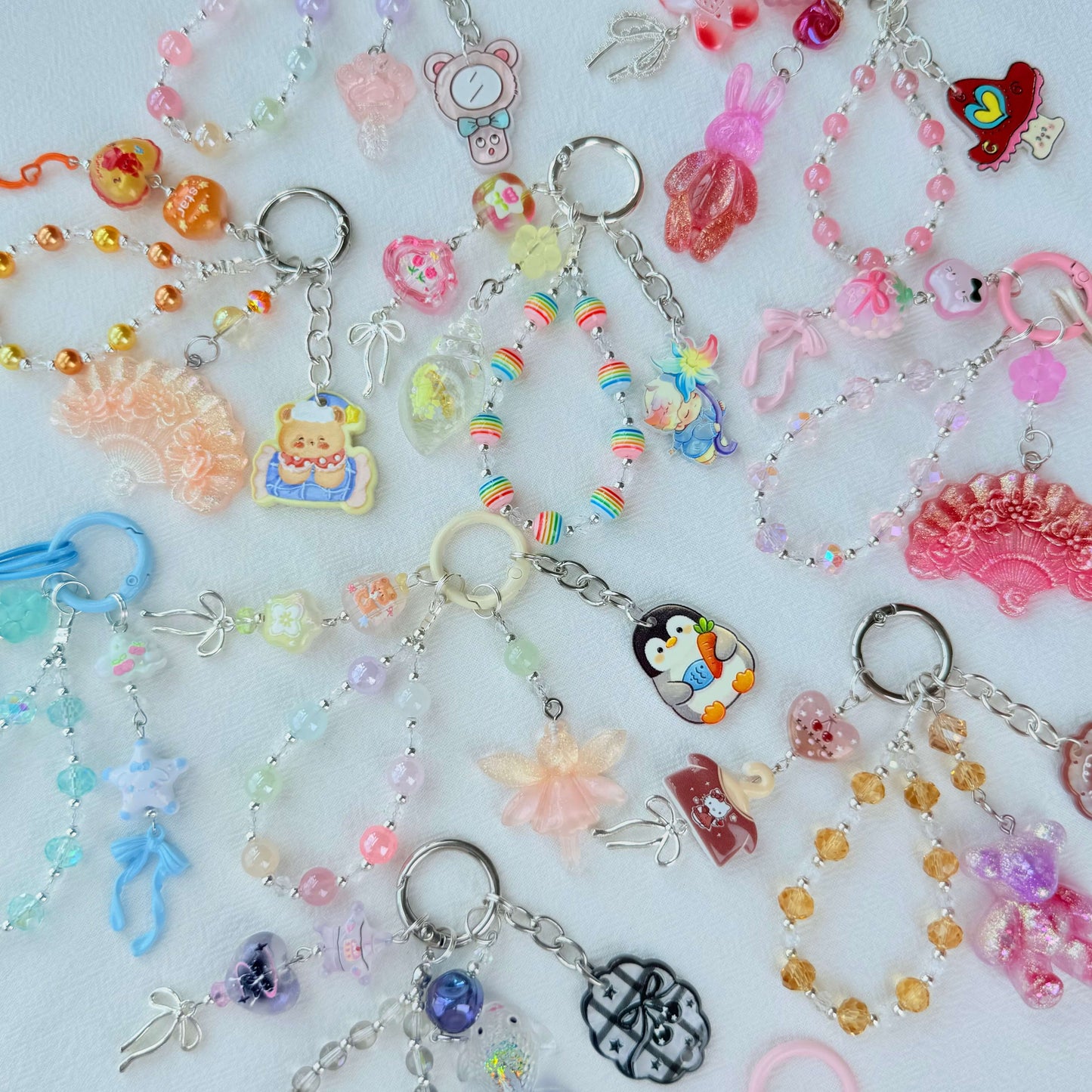 [Anniversary Sale] Glittering Beads and Glow-In-the-Dark Decor Phone Chains-Celebration Special Price!
