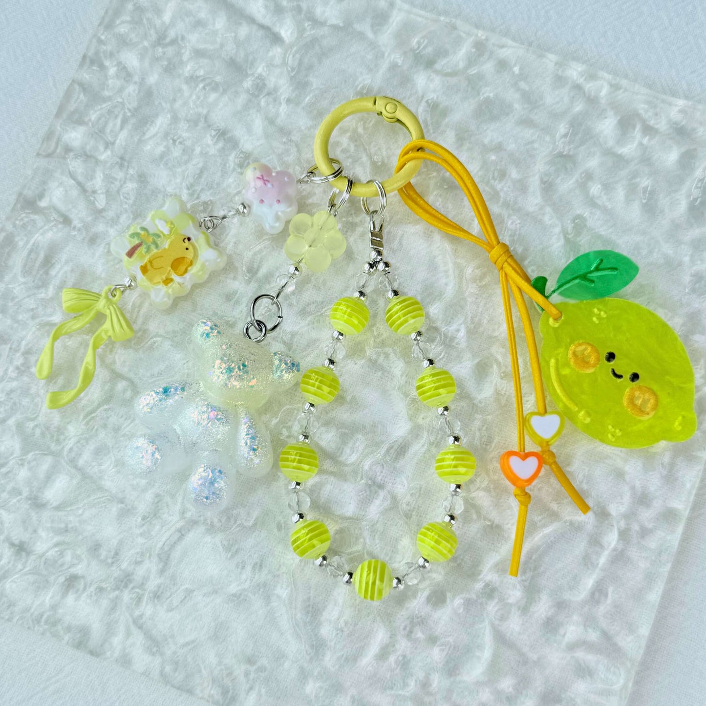 [Anniversary Sale] Glittering Beads and Glow-In-the-Dark Decor Phone Chains-Celebration Special Price!