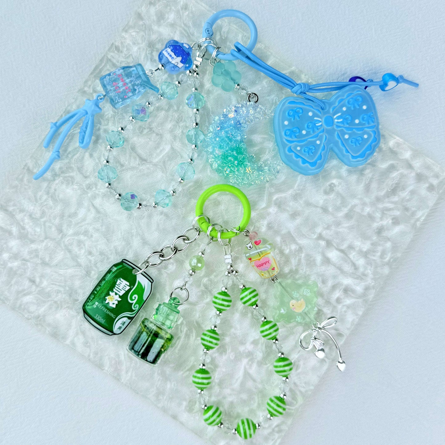 [Anniversary Sale] Glittering Beads and Glow-In-the-Dark Decor Phone Chains-Celebration Special Price!