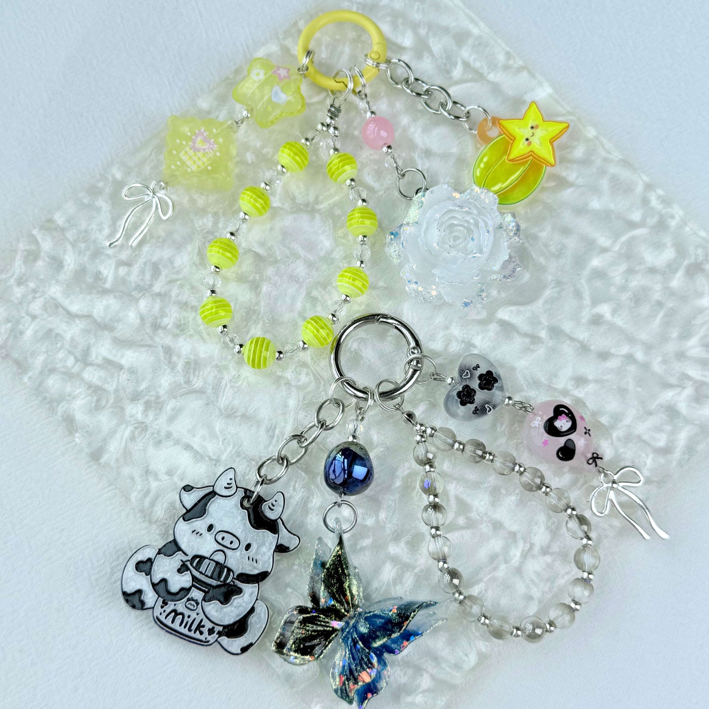 [Anniversary Sale] Glittering Beads and Glow-In-the-Dark Decor Phone Chains-Celebration Special Price!