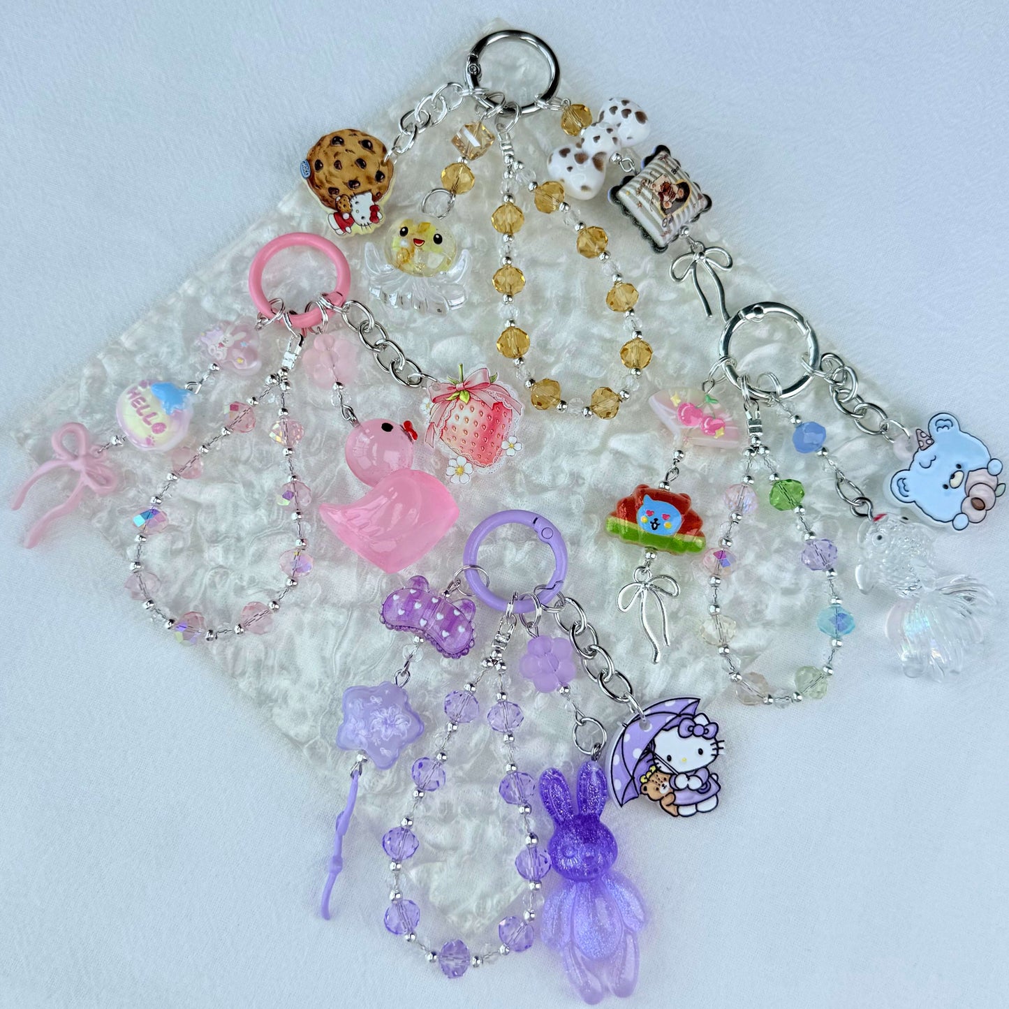 [Anniversary Sale] Glittering Beads and Glow-In-the-Dark Decor Phone Chains-Celebration Special Price!