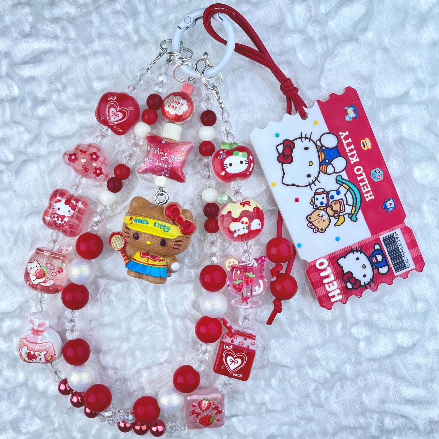 [Anniversary Celebration] Very Colorful Dopamine Color Patterns Double Chain Phone Chains-Celebration Special Price!-ONLY BATCH