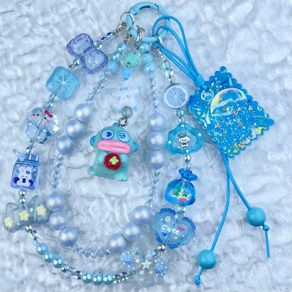 [Anniversary Celebration] Very Colorful Dopamine Color Patterns Double Chain Phone Chains-Celebration Special Price!-ONLY BATCH