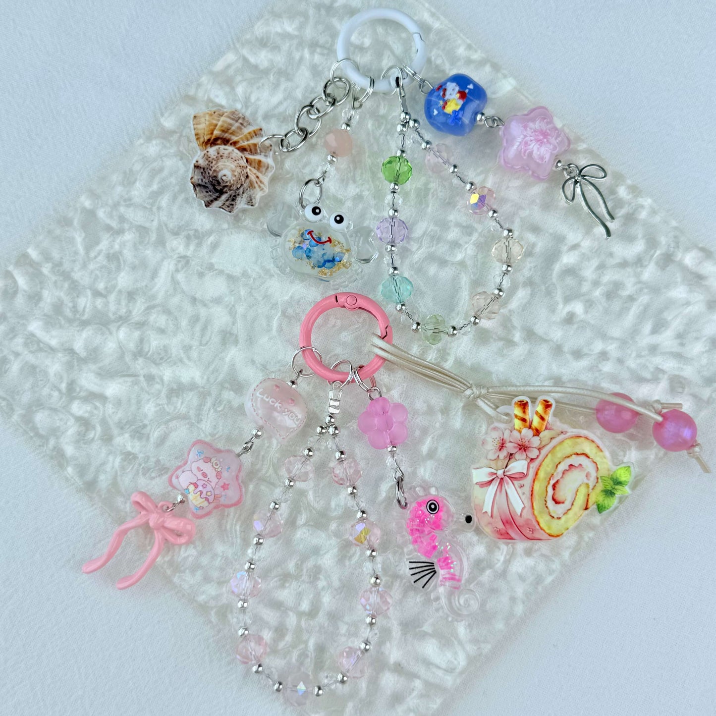 [Anniversary Sale] Glittering Beads and Glow-In-the-Dark Decor Phone Chains-Celebration Special Price!