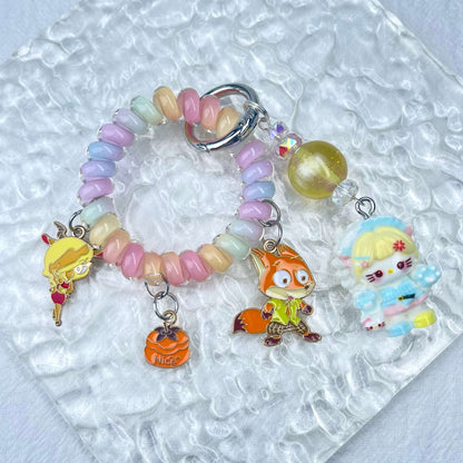 [Holiday Celebration] Premium Kawaii Cutie Glittering Elastic Wire Bag Decor and Phone Chain-Special Launch Price!